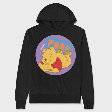 Cartoon Retro Winnie the Pooh 5, Hanorac Oversize Barbati (Unisex)