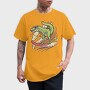 Dinosaur Surfing, Tricou Barbati (Unisex)