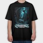 Stranger Things Halftone, Tricou Oversize Barbati (Unisex)