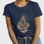 Christmas Tree Watercolor, Tricou Femei