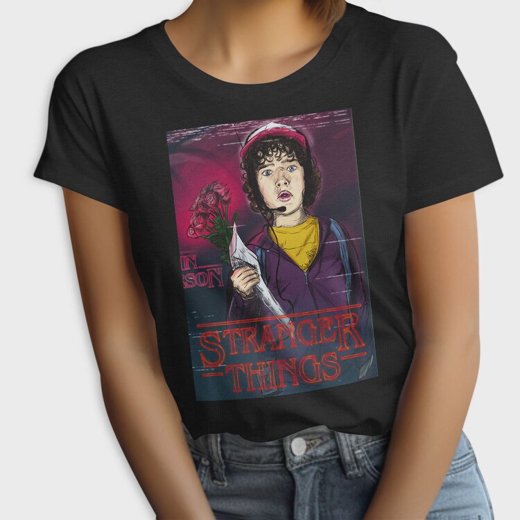 Stranger Things Roses Floral, Tricou Femei