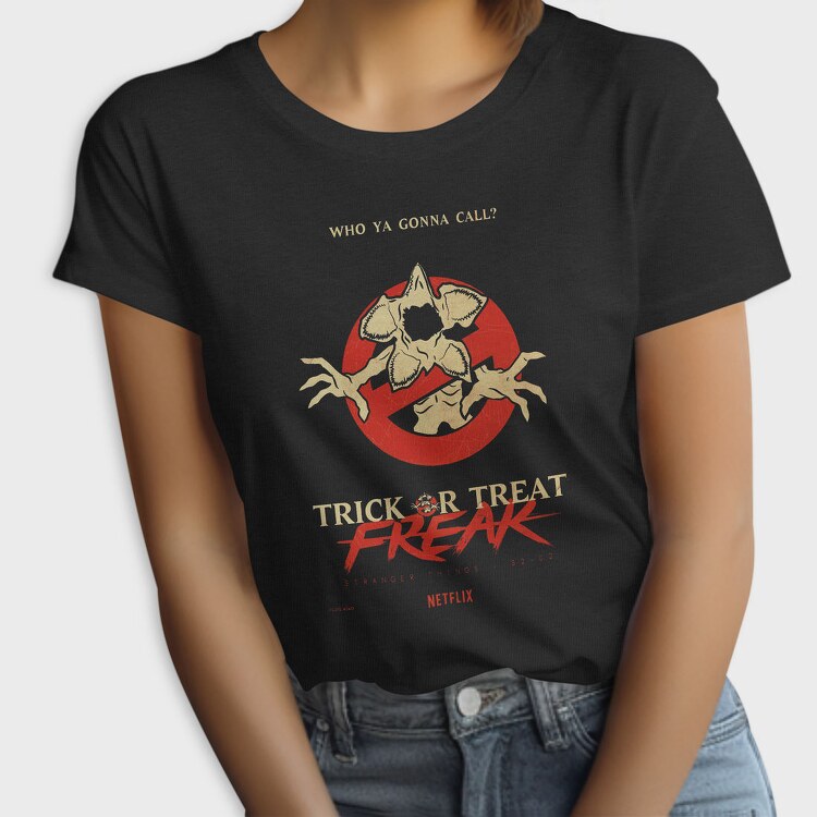 Trick Or Treat Stranger Things, Tricou Femei