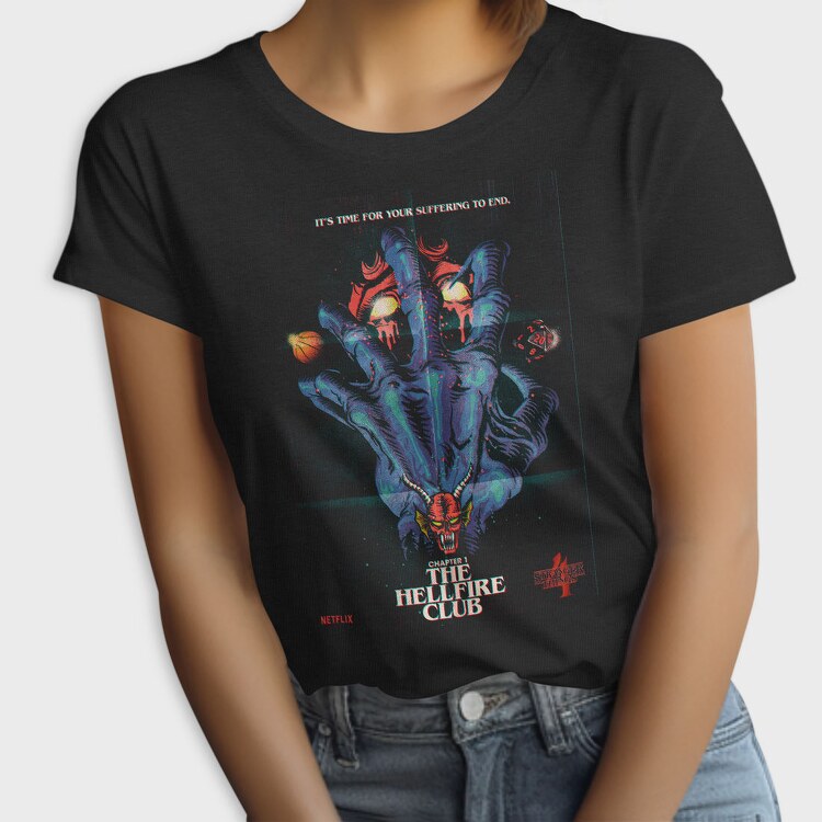Stranger Things Hellfire, Tricou Femei