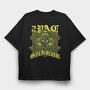 19110 2Pac Shakur, Tricou Oversize Barbati (Unisex)