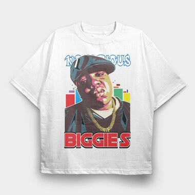 19117 Biggie Smalls, Tricou Oversize Barbati (Unisex)