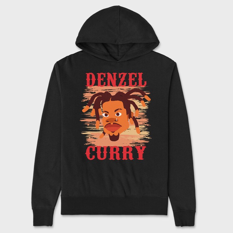 19120 Denzel Curry Rap, Hanorac Oversize Barbati (Unisex)