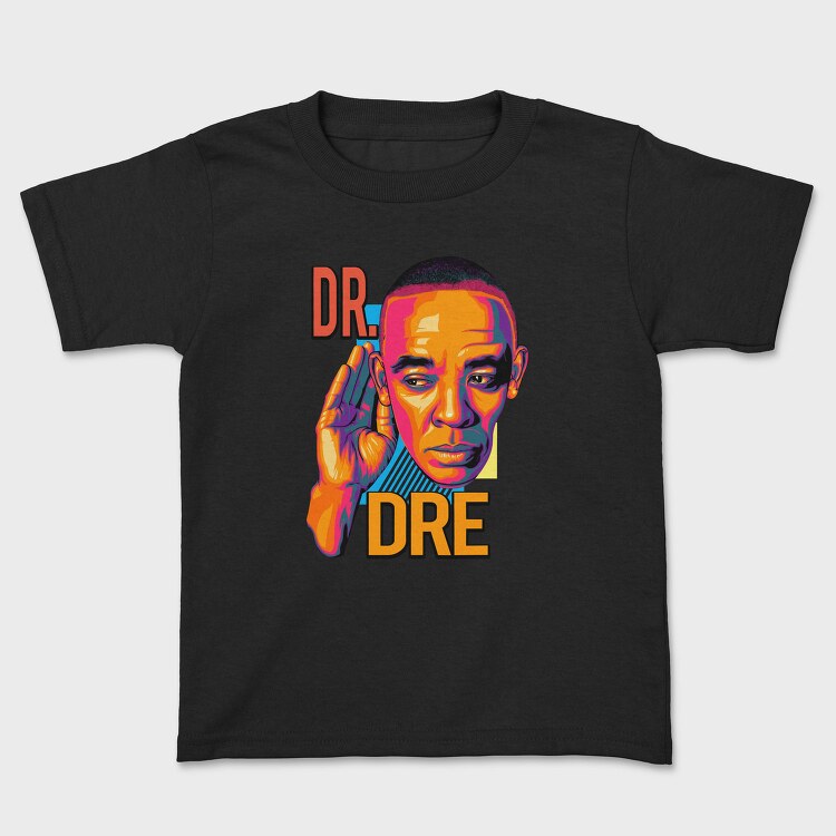 19123 Dr Dre Illustration, Tricou Copii