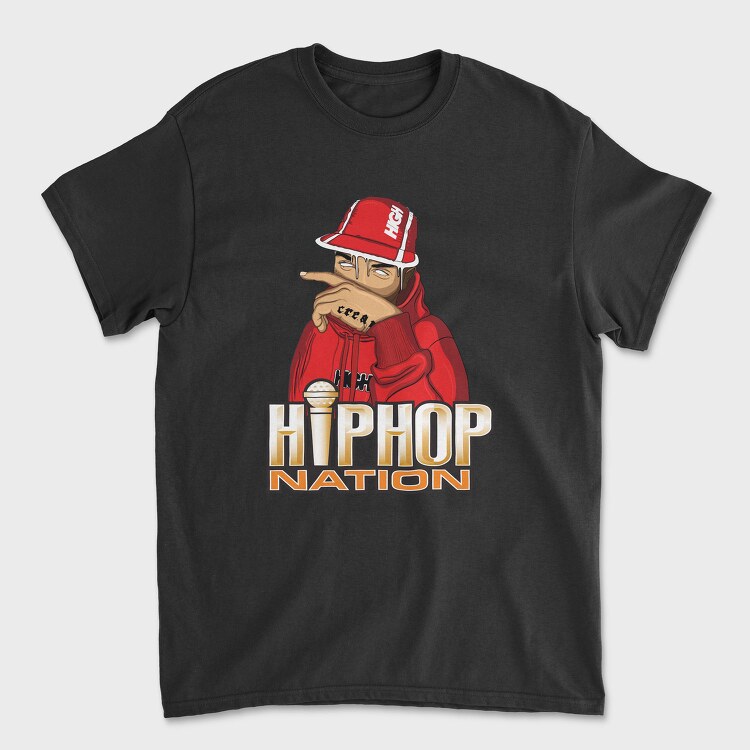 19135 Hip Hop Nation, Tricou Barbati (Unisex)