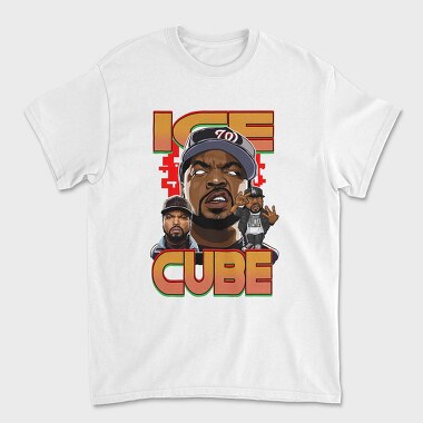 19137 Ice Cube Hip Hop, Tricou Barbati (Unisex)