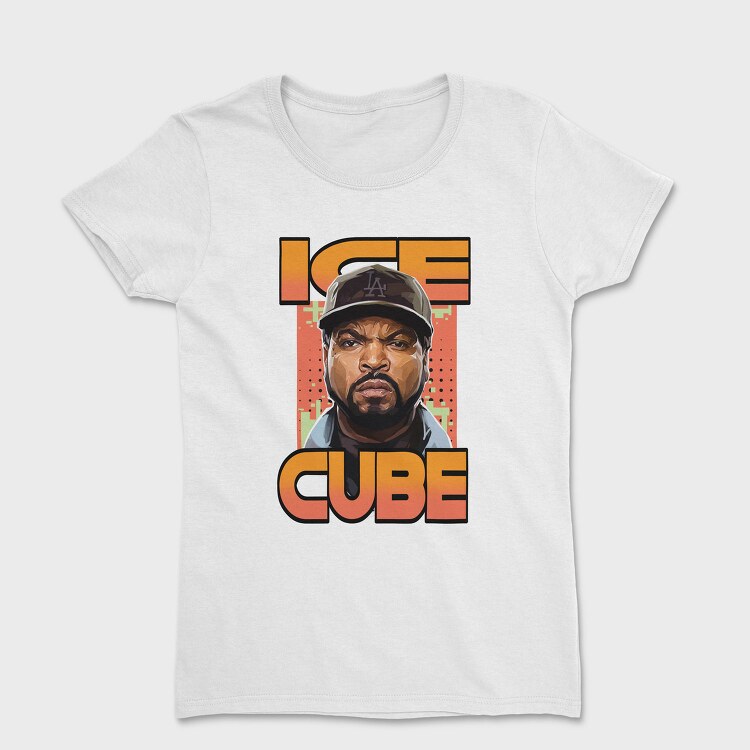 19138 Ice Cube Rapper, Tricou Femei