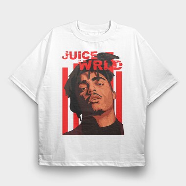 19145 Juice World Rapper, Tricou Oversize Barbati (Unisex)