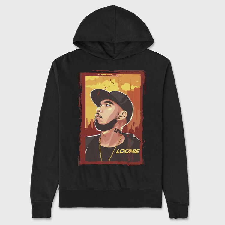 19146 Loonies Rapper, Hanorac Oversize Barbati (Unisex)