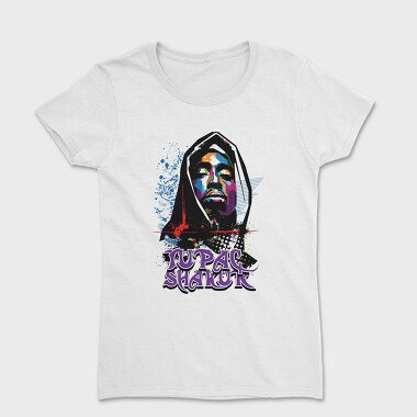 19152 Pac Shakur Graffiti, Tricou Femei