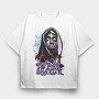 19152 Pac Shakur Graffiti, Tricou Oversize Barbati (Unisex)
