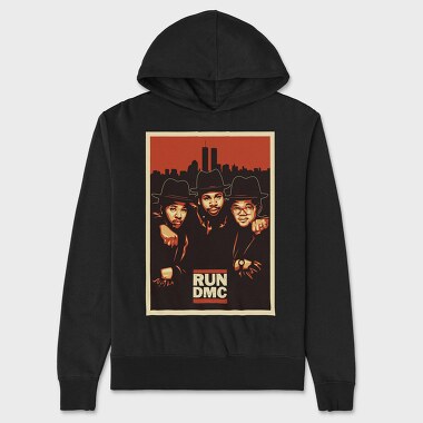 19163 Run Dmc Thug Life, Hanorac Oversize Barbati (Unisex)