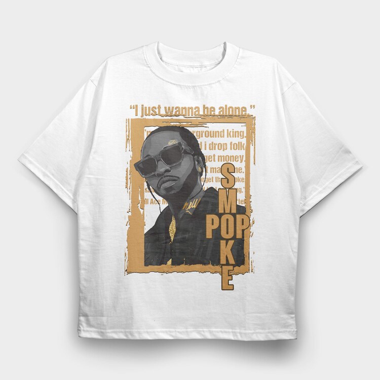 19166 Smoke Pop, Tricou Oversize Barbati (Unisex)