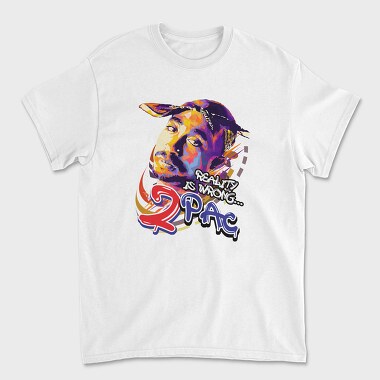 19173 Thug Life 2Pac, Tricou Barbati (Unisex)