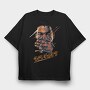 19177 Thug Life Portrait, Tricou Oversize Barbati (Unisex)