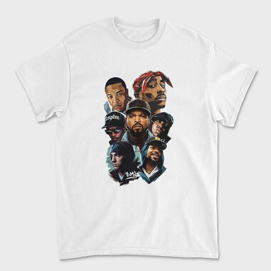19178 Thug Life Rappers, Tricou Barbati (Unisex)
