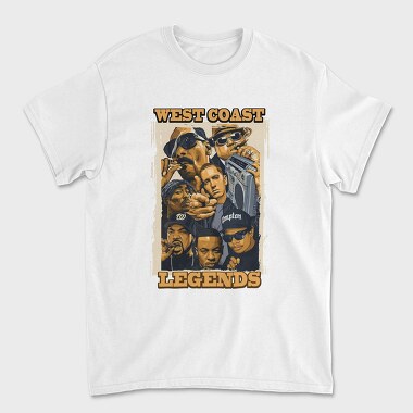 19183 West Coast Rappers, Tricou Barbati (Unisex)