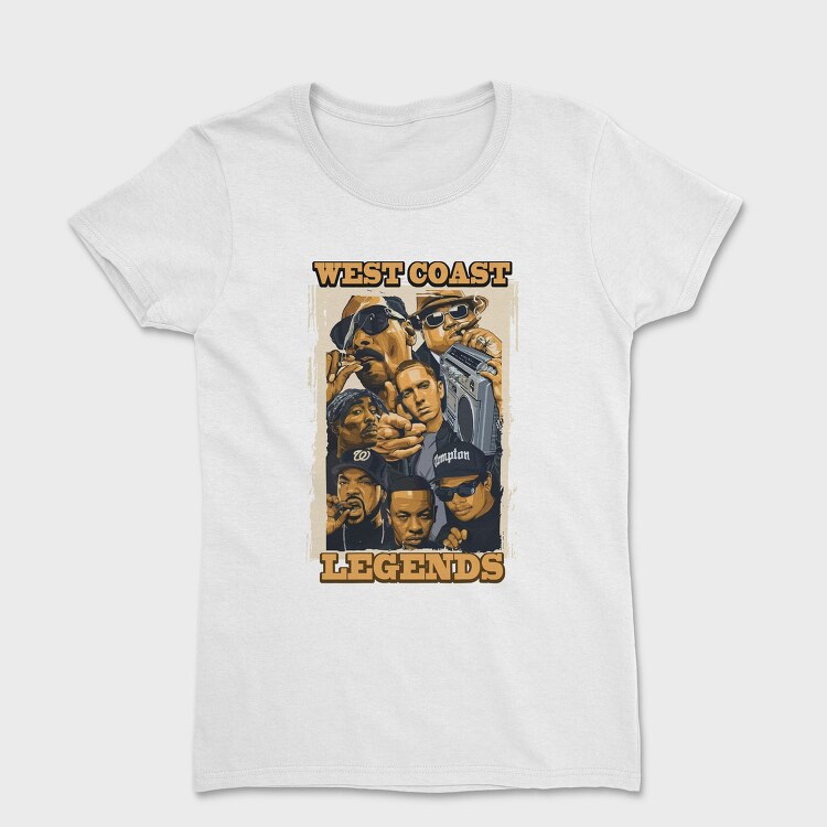 19183 West Coast Rappers, Tricou Femei