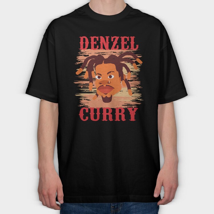 19120 Denzel Curry Rap, Tricou Oversize Barbati (Unisex)