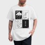 Japanese Flowers, Tricou Barbati (Unisex)