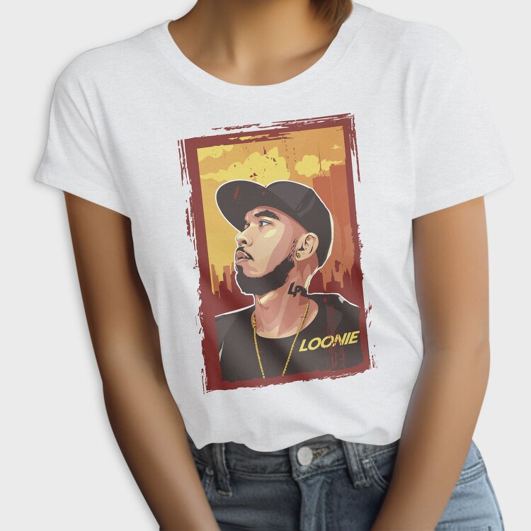 19146 Loonies Rapper, Tricou Femei