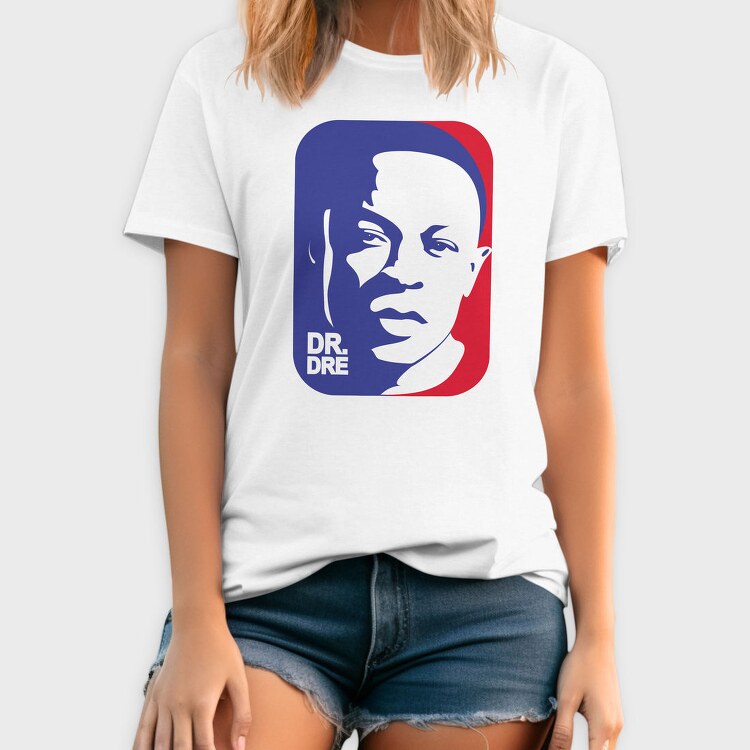 19124 Dr Dre Portrait, Tricou Barbati (Unisex)