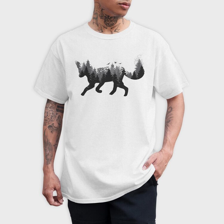 Fox Forest, Tricou Barbati (Unisex)