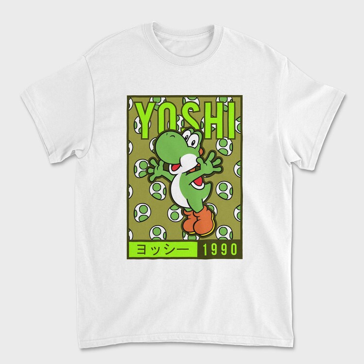 Yoshi Mario Bros, Tricou Barbati (Unisex)