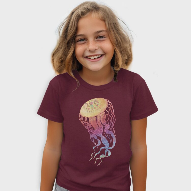 Jellyfish Colorful, Tricou Copii