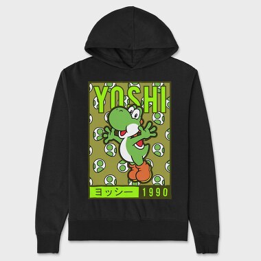 Yoshi Mario Bros, Hanorac Oversize Barbati (Unisex)