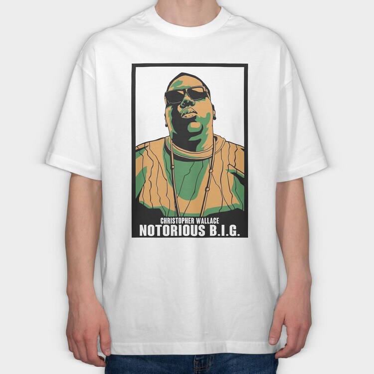 19150 Notorious B C, Tricou Oversize Barbati (Unisex)