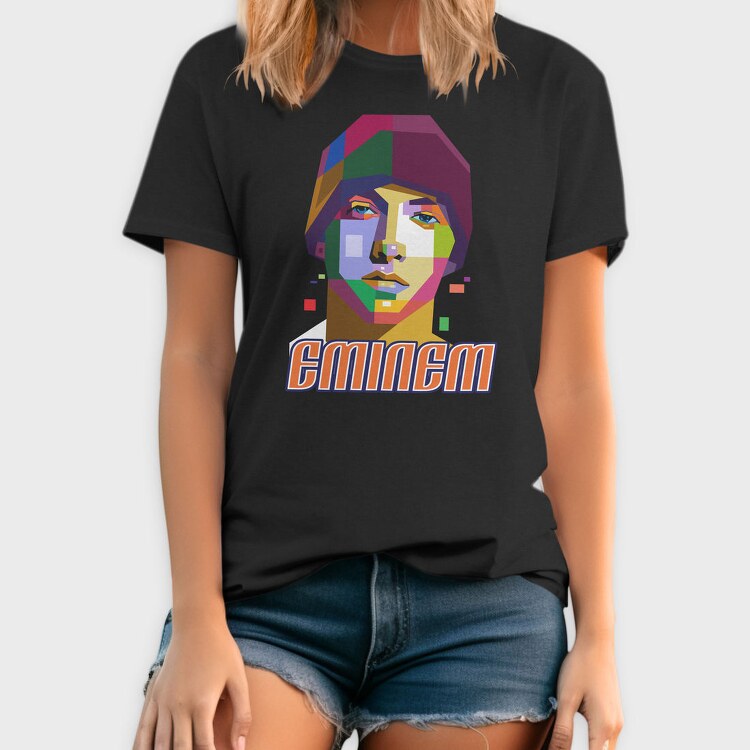 19128 Eminem Colorful, Tricou Barbati (Unisex)