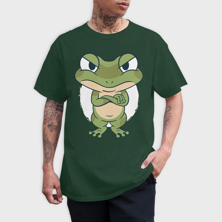 Frog Cartoon, Tricou Barbati (Unisex)