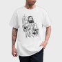 Jesus Stop Sign, Tricou Barbati (Unisex)