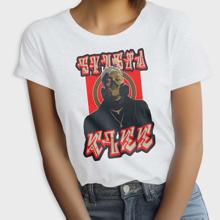 19176 Thug Life Masked, Tricou Femei