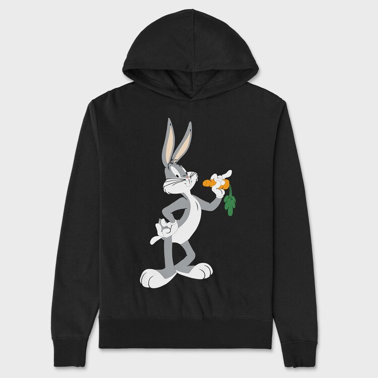 Hanorac Barbati (Unisex), Cartoon Retro Bugs Bunny 4