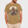 Bear Guitar Cottagecore, Tricou Barbati (Unisex)