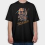19177 Thug Life Portrait, Tricou Oversize Barbati (Unisex)