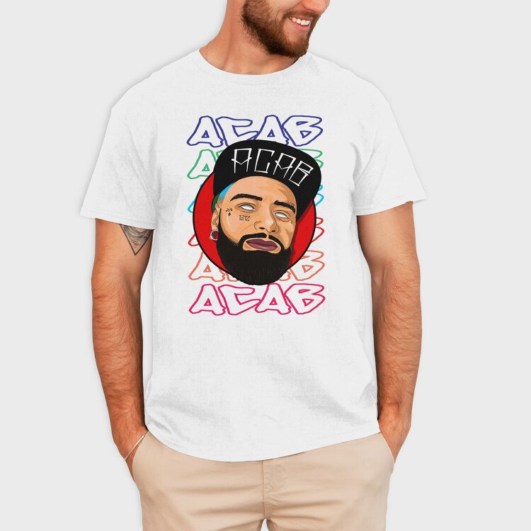 19133 Graffiti Rappers Cap, Tricou Barbati (Unisex)