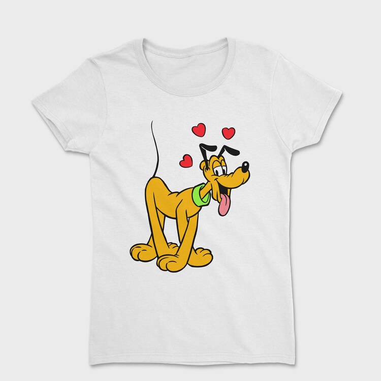 Tricou Femei, Cartoon Retro Pluto 3