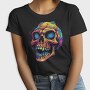 Colorful Skull, Tricou Femei
