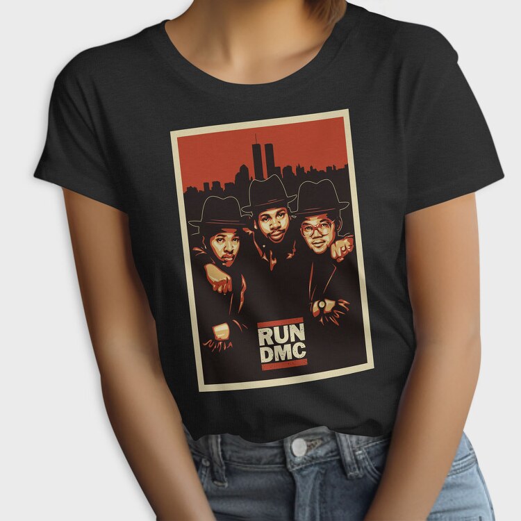 19163 Run Dmc Thug Life, Tricou Femei