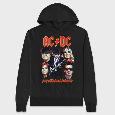 ACDC Let there be Rock, Hanorac Oversize Barbati (Unisex)
