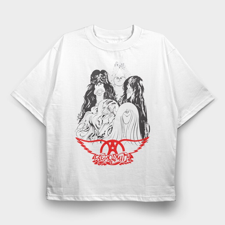 AEROSMITH Art1, Tricou Oversize Barbati (Unisex)