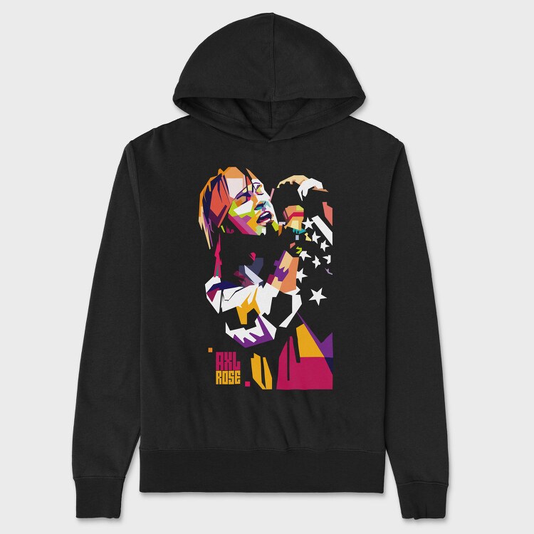 AXL ROSE Art2, Hanorac Oversize Barbati (Unisex)
