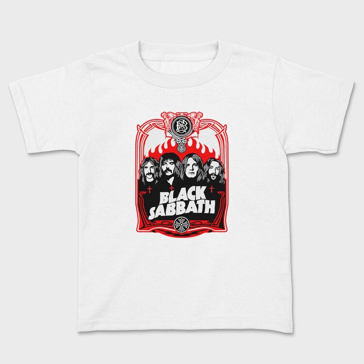 BLACK SABBATH Art design1, Tricou Copii