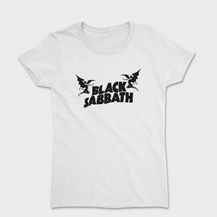 BLACK SABBATH Band logo art, Tricou Femei